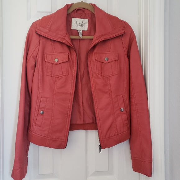 American Rag Cropped Leather Jacket - Picture 5 of 5